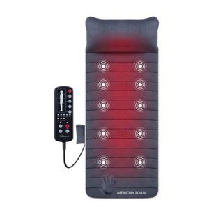 SNAILAX Memory Foam Full Body Massage Mat with Heat - 363M